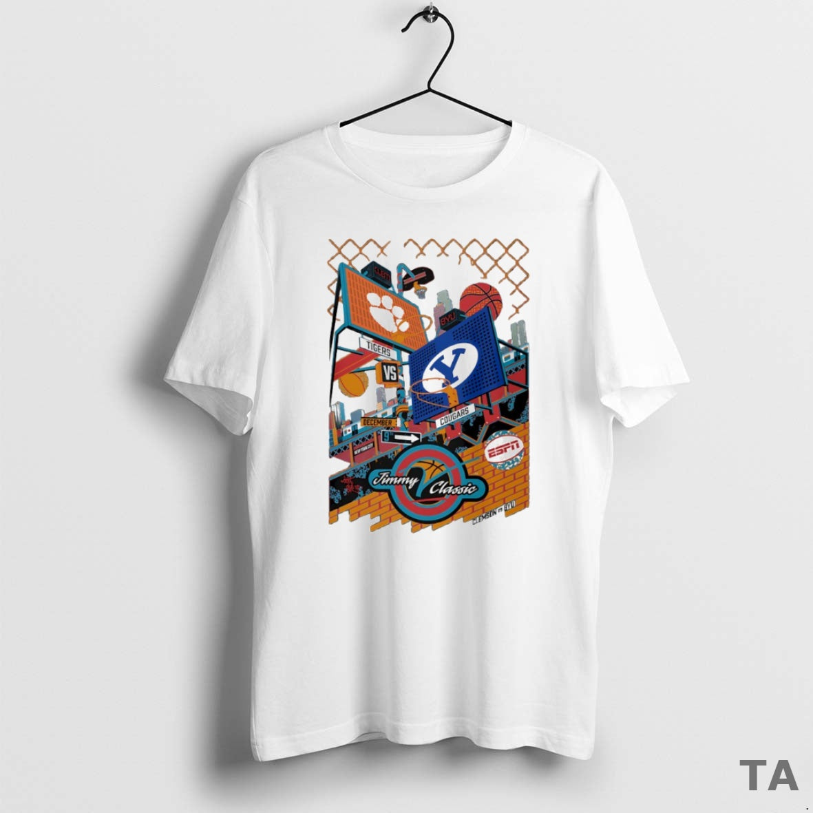 Top Clemson Tigers Vs Byu Cougars Jimmy Classic Circle T Shirt Sweater Hoodie, Sweatshirt | WearSparks.com