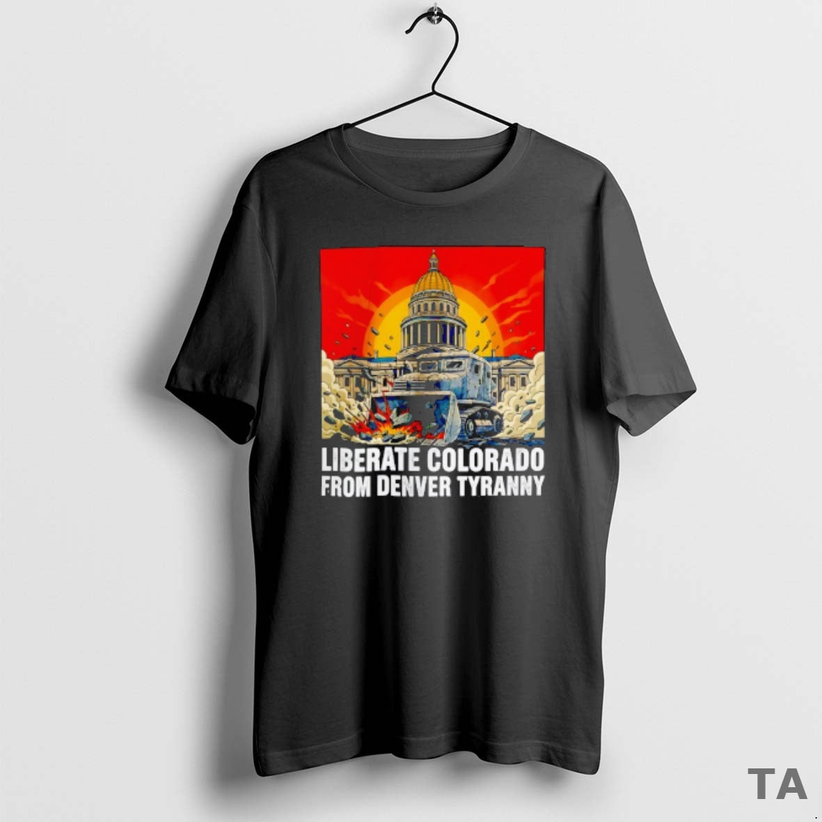 Top Destroy Liberate Colorado From Denver Tyranny T Shirt Sweater Hoodie, Sweatshirt | WearSparks.com