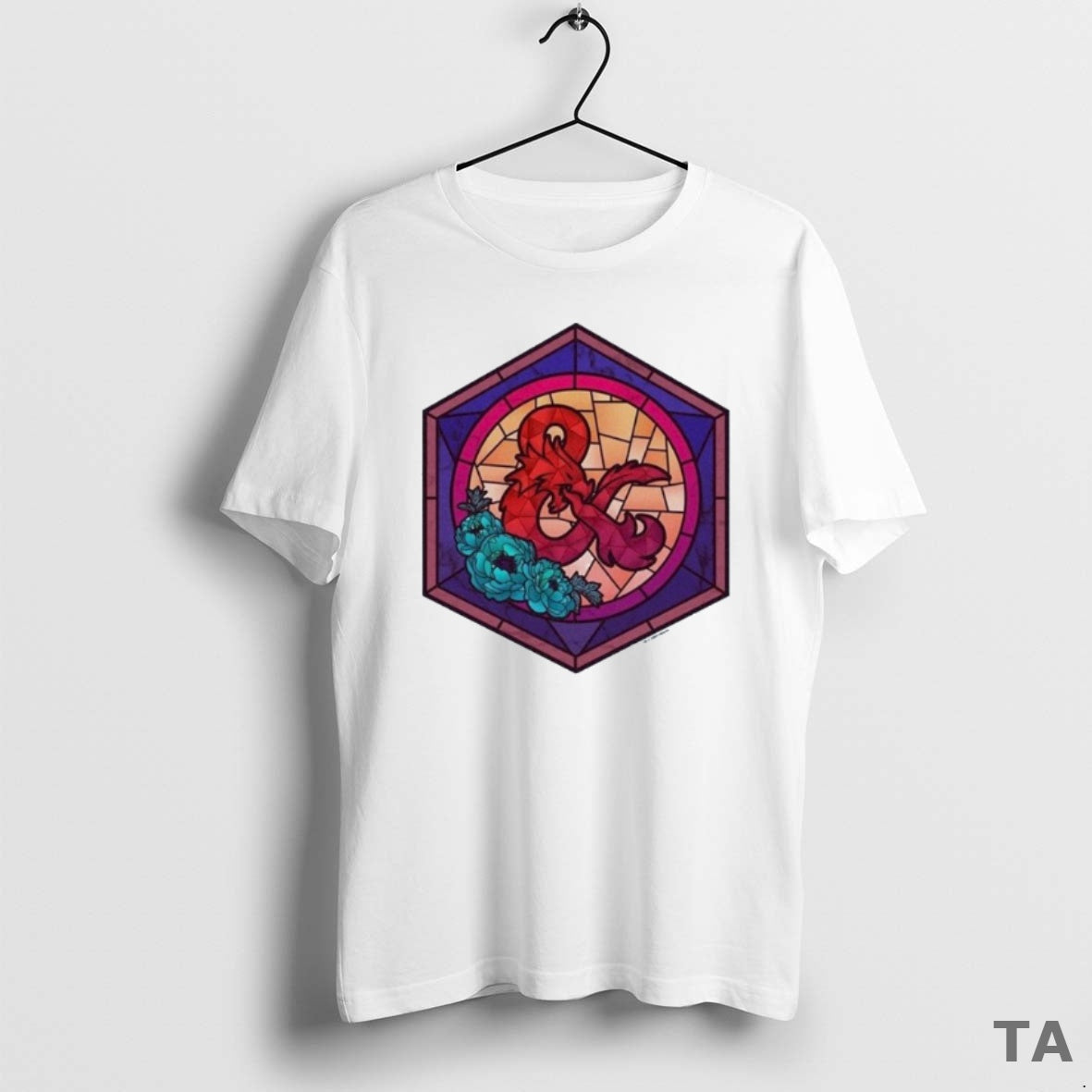 Top Dungeons Dragons Ampersand Stained Glass T Shirt Sweater Hoodie, Sweatshirt | WearSparks.com