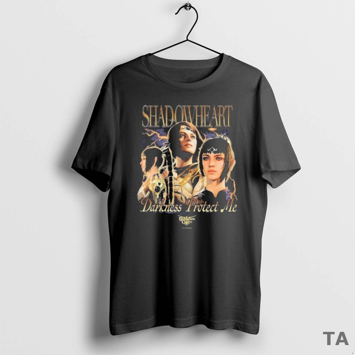 Top Dungeons Dragons Baldurs Gate Shadowheart Darkness Protect Me Montage T Shirt Sweater Hoodie, Sweatshirt | WearSparks.com
