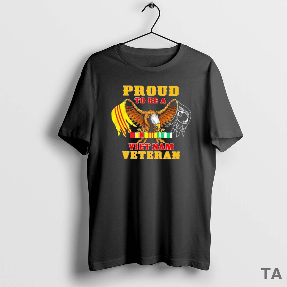Top Eagle Proud To Be A Vietnam Veteran T Shirt Sweater Hoodie, Sweatshirt | WearSparks.com