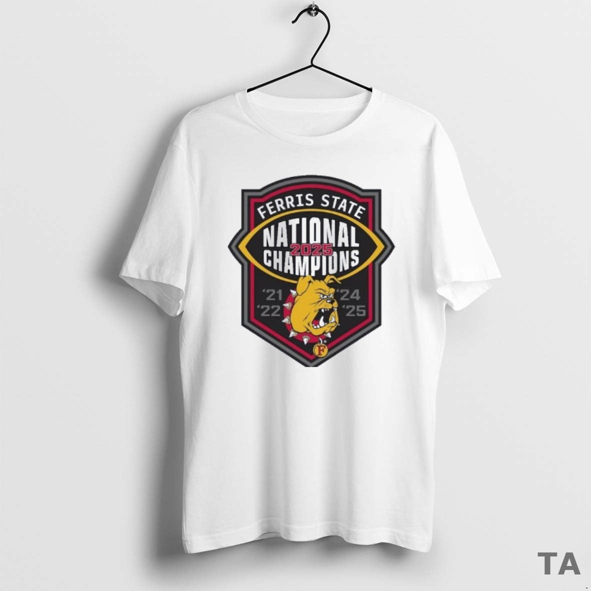 Top Ferris State Bulldogs Ncaa Division Ii National Championship 5 Time T Shirt Sweater Hoodie, Sweatshirt | WearSparks.com