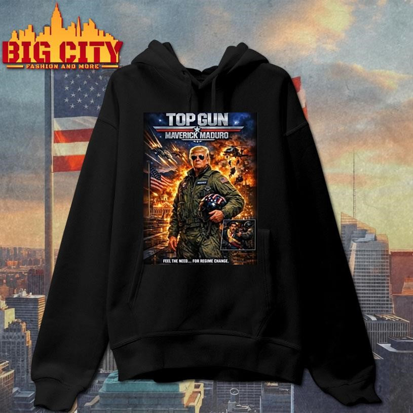 Top Gun Maverick Maduro Donald Trump Fighter Jet Shirt