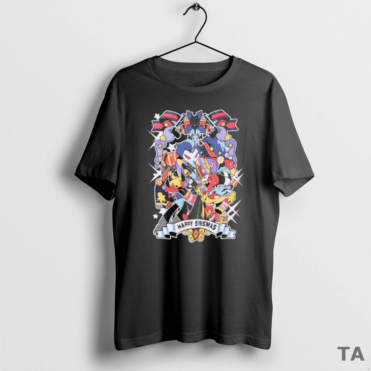 Top Helluva Boss Sinsmas Blitz Stolas T Shirt Sweater Hoodie, Sweatshirt | WearSparks.com