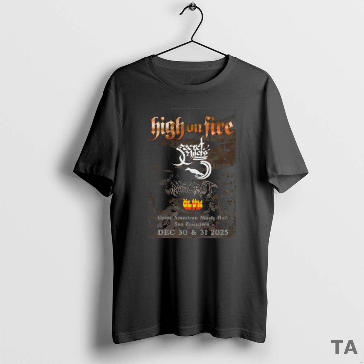 Top High On Fire San Francisco Dec 30 2025 T Shirt Sweater Hoodie, Sweatshirt | WearSparks.com