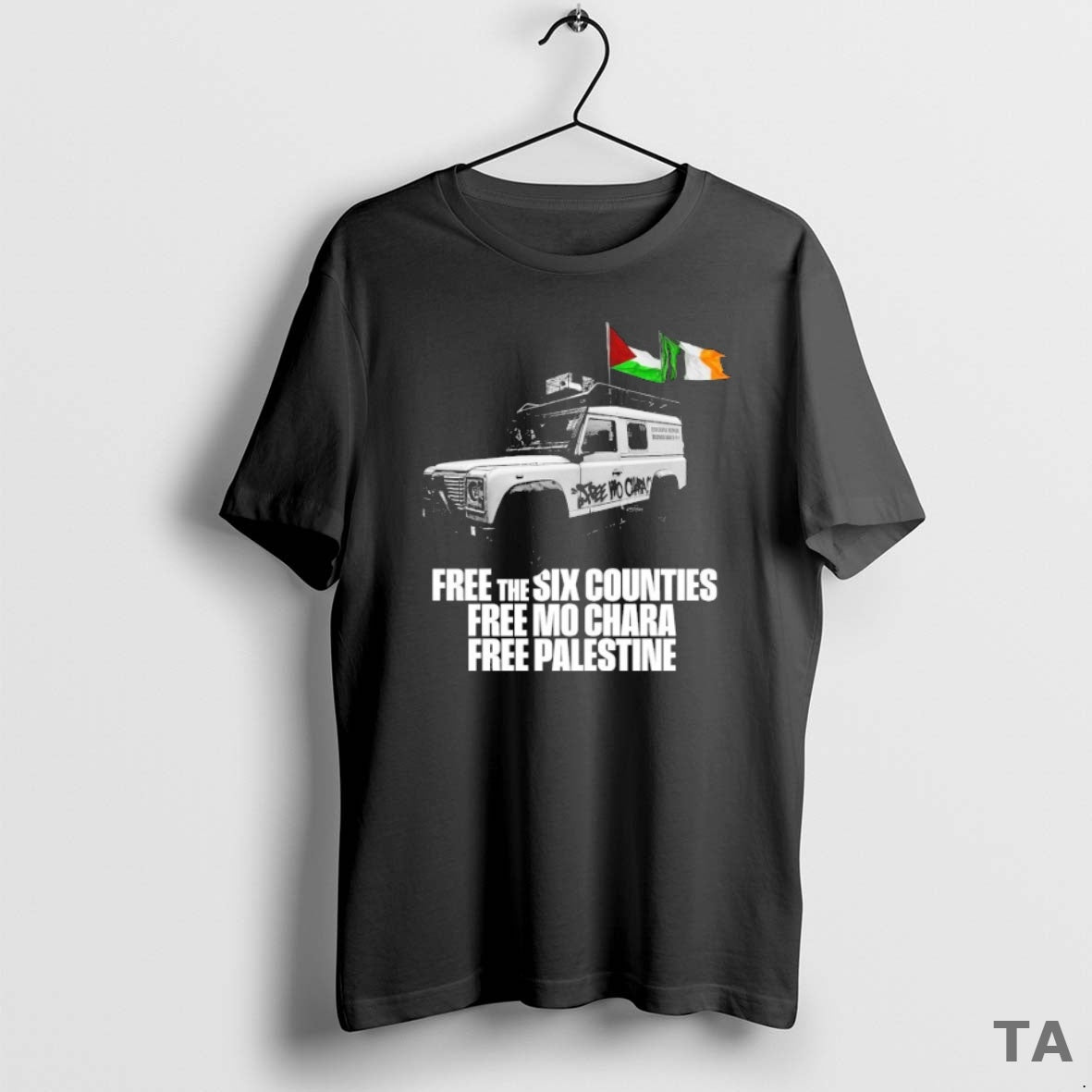 Top Kneecap Free The Six Counties Free Mo Chara Free Palestine T Shirt Sweater Hoodie, Sweatshirt | WearSparks.com