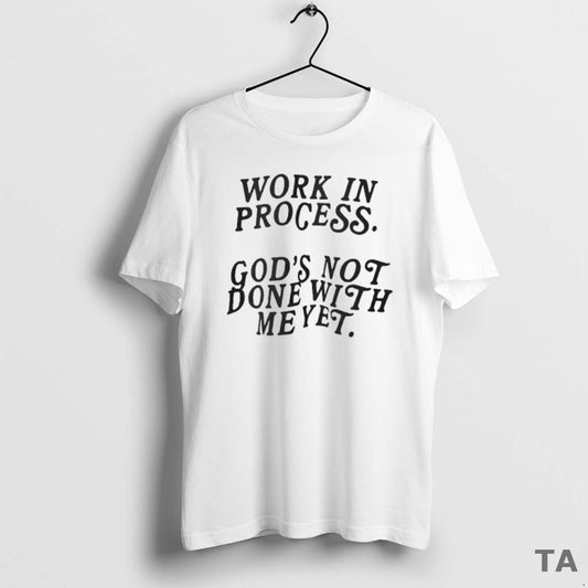 Top Lecrae Work In Process Gods Not Done With Me Yet T Shirt Sweater Hoodie, Sweatshirt | WearSparks.com