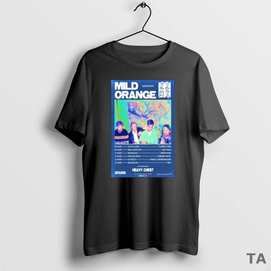 Top Mild Orange Tour March 2026 Heavy Chest T Shirt Sweater Hoodie, Sweatshirt | WearSparks.com