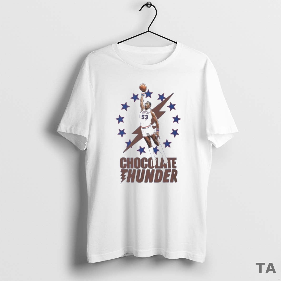 Top Philadelphia 76ers Chocolate Thunder T Shirt Sweater Hoodie, Sweatshirt | WearSparks.com