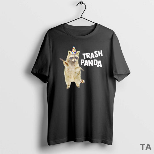 Top Raccoon Wearing Birthday Hat Trash Panda T Shirt Sweater Hoodie, Sweatshirt | WearSparks.com