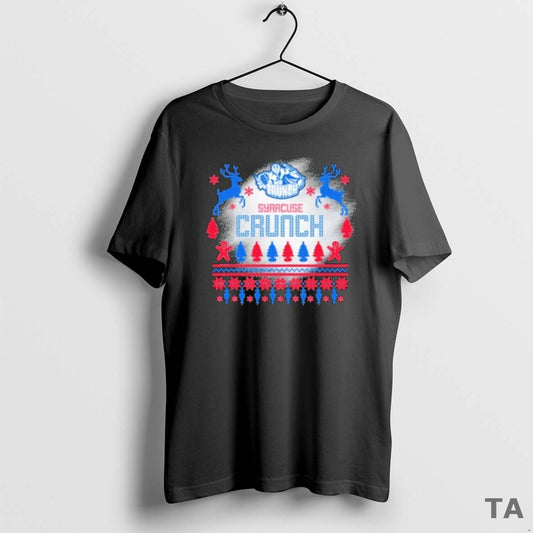 Top Syracuse Crunch Ugly Merry Christmas T Shirt Sweater Hoodie, Sweatshirt | WearSparks.com