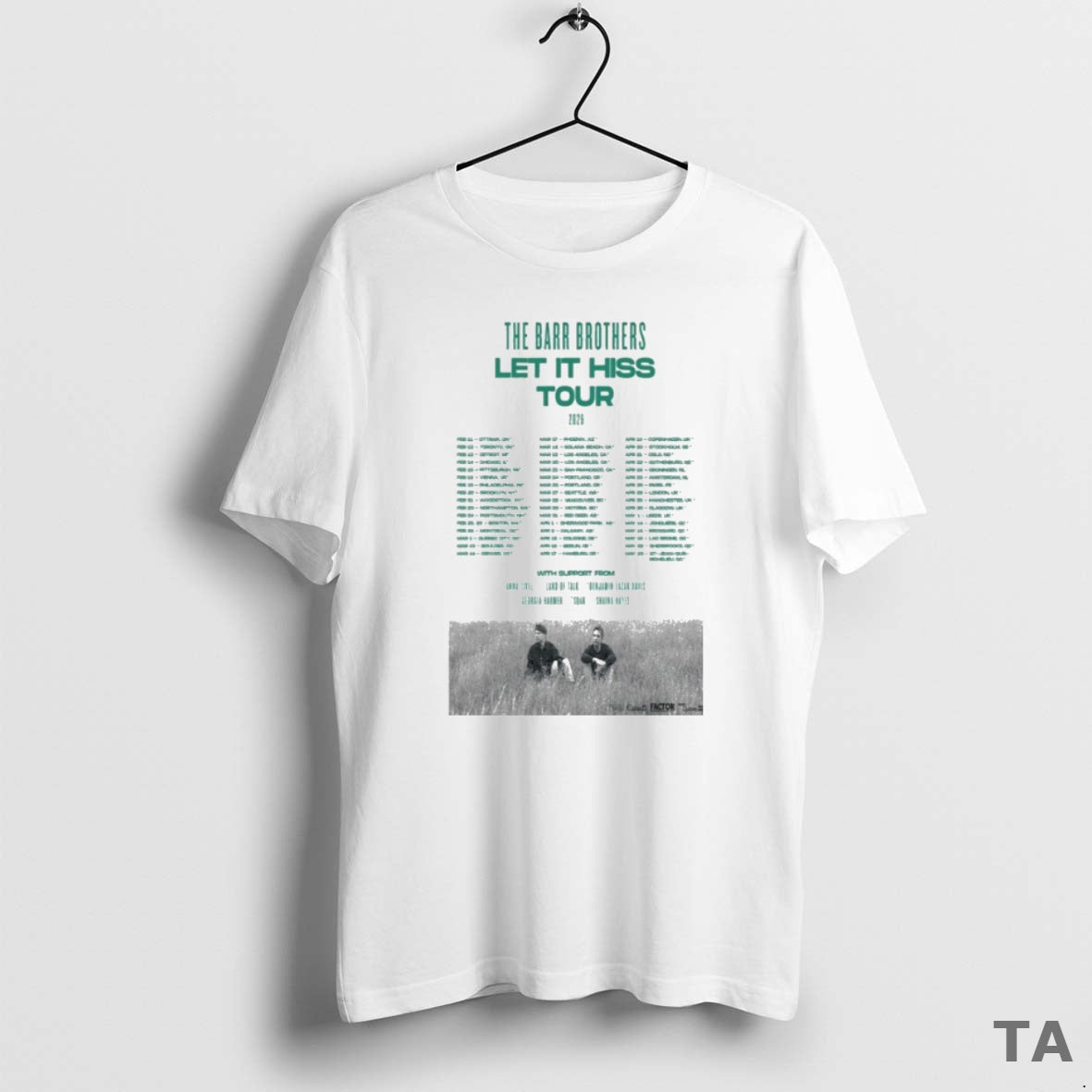 Top The Barr Brothers Let It Hiss Tour 2026 Dates T Shirt Sweater Hoodie, Sweatshirt | WearSparks.com