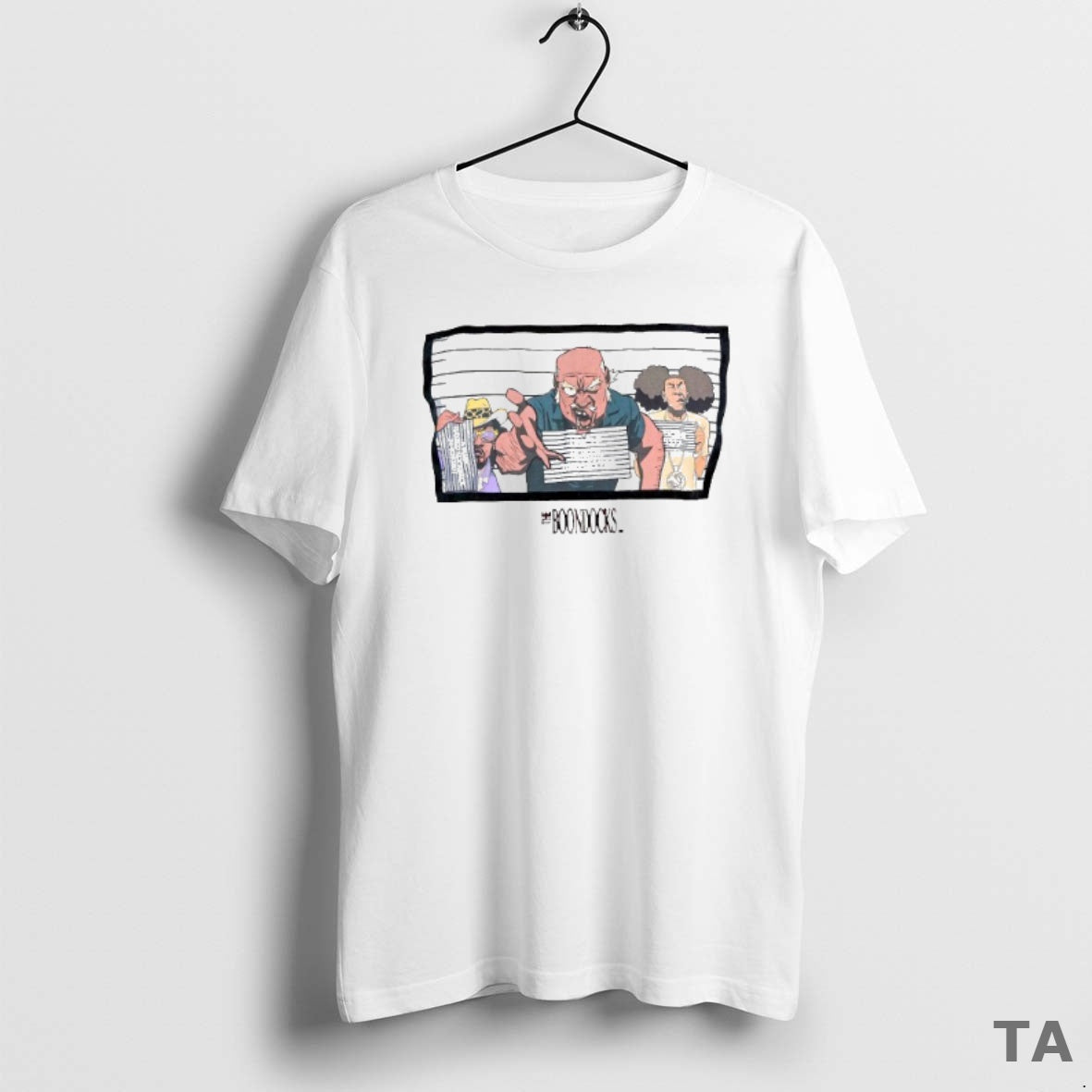 Top The Boondocks Mugshot Extended Family T Shirt Sweater Hoodie, Sweatshirt | WearSparks.com