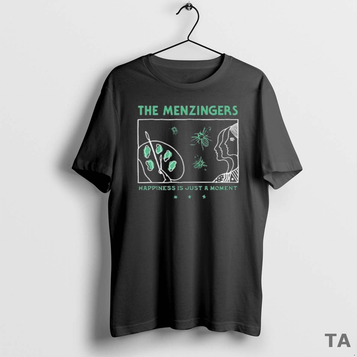Top The Menzingers Happiness Is Just A Moment Painter T Shirt Sweater Hoodie, Sweatshirt | WearSparks.com