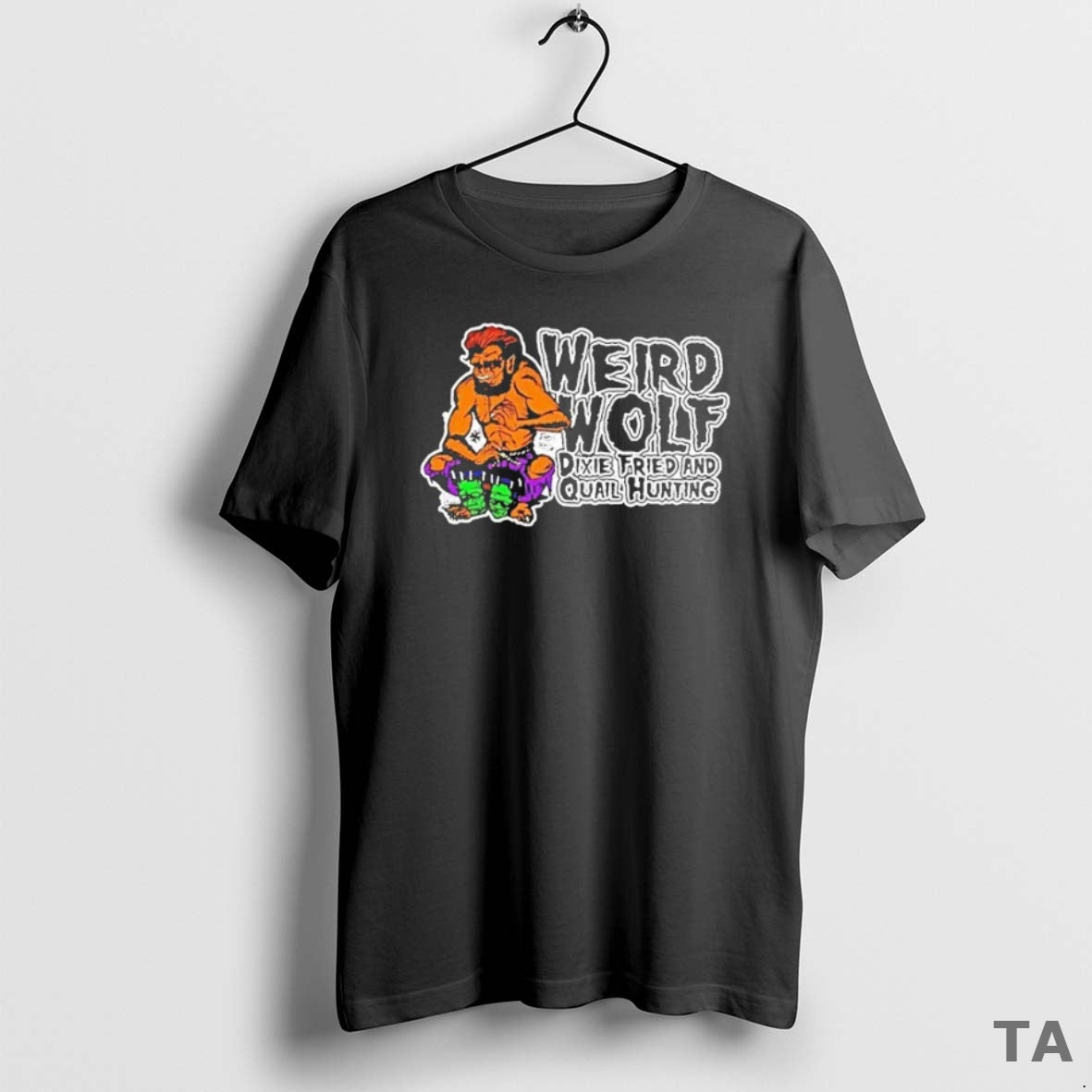 Top Weird Wolf Dixie Fried And Quail Hunting Goat Cartoon T Shirt Sweater Hoodie, Sweatshirt | WearSparks.com