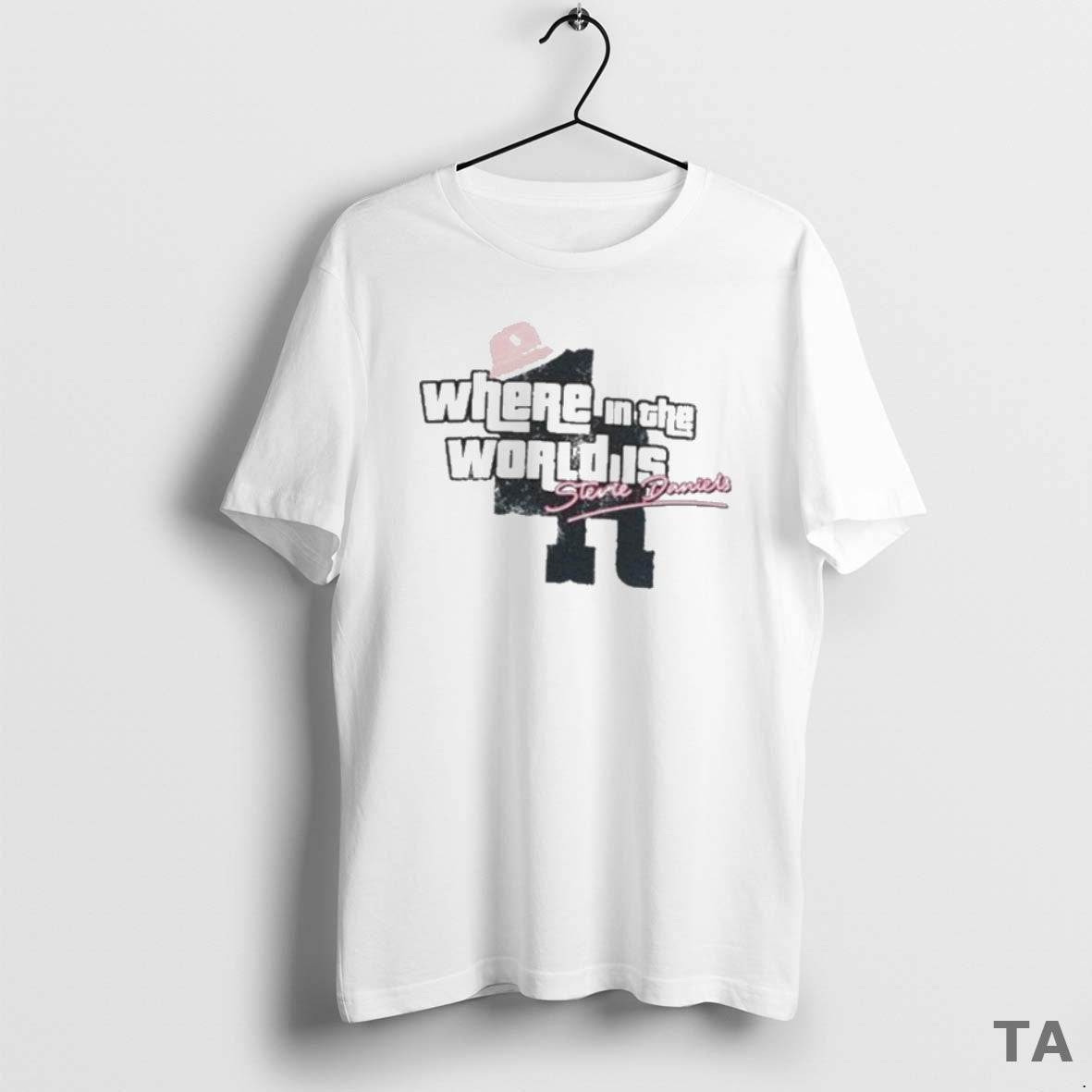 Top Where In The World Is Stevie Daniels T Shirt Sweater Hoodie, Sweatshirt | WearSparks.com