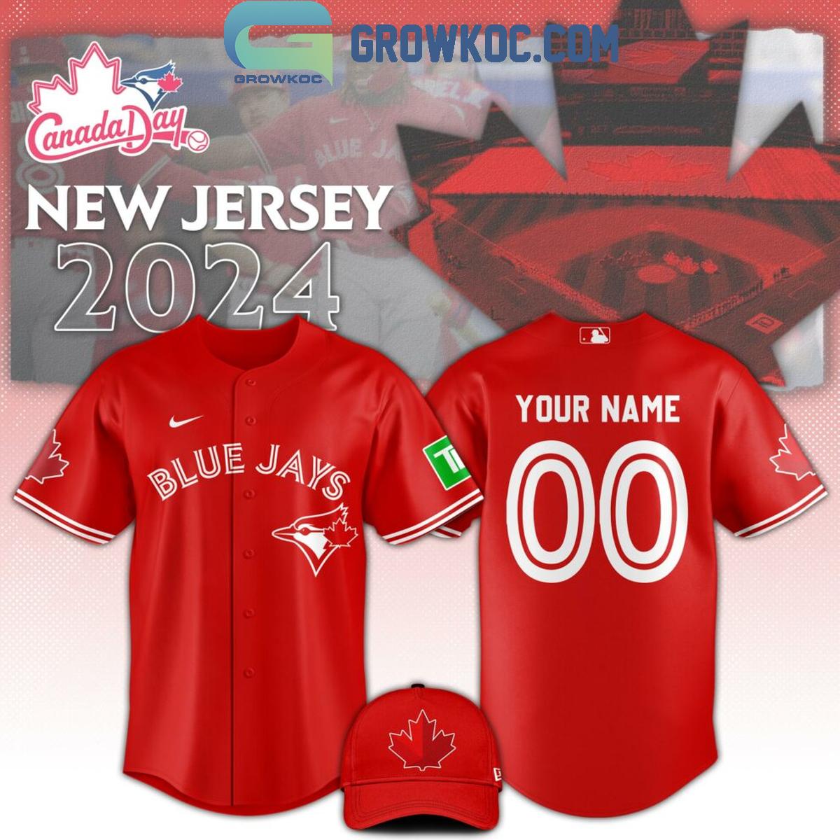 Toronto Blue Jays 2024 Canada Day Personalized Baseball Jersey