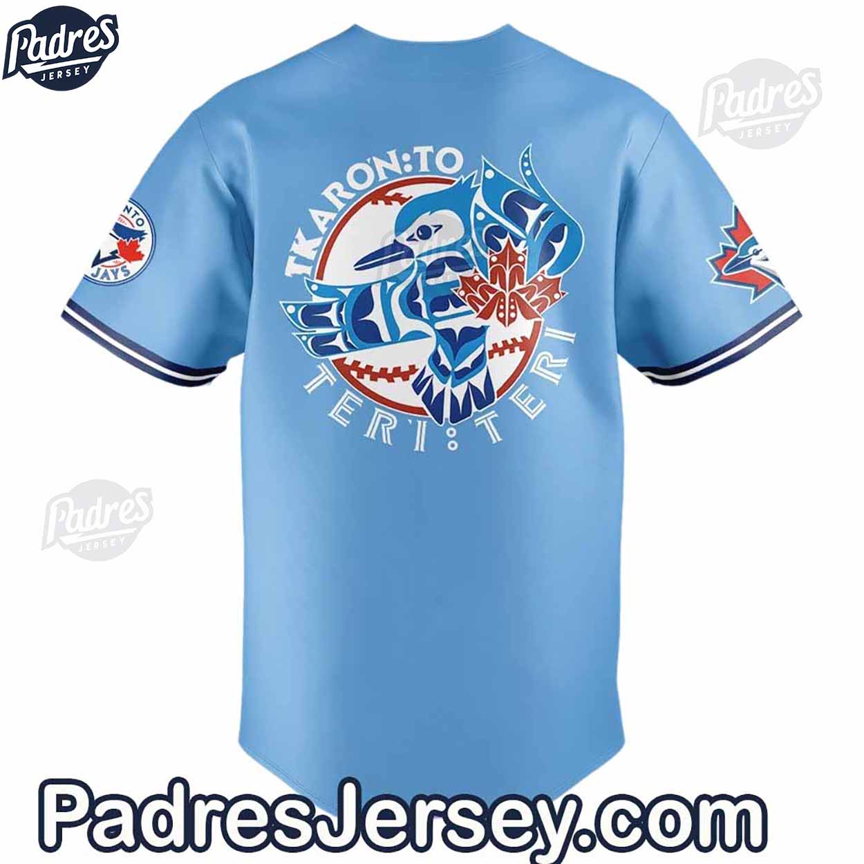 Toronto Blue Jays Indigenous Peoples Day 2024 Baseball Jersey Outfit - Sport Merch - Padres Jersey Oasis:... (Image 2)