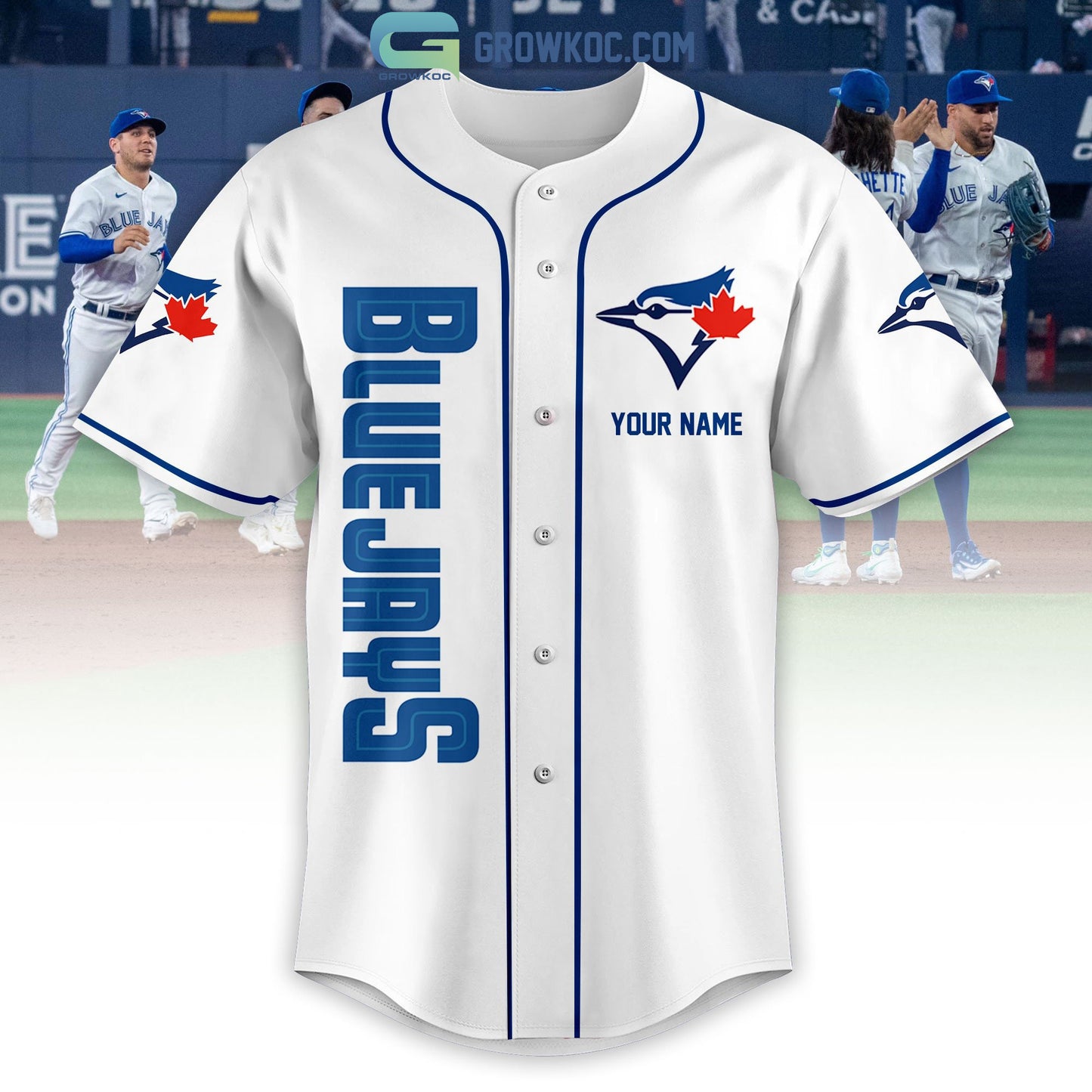 Toronto Blue Jays Love Team Personalized Baseball Jersey