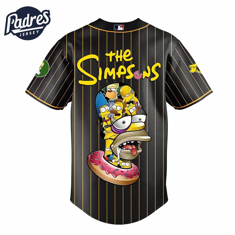 Toronto Blue Jays MLB x The Simpsons Baseball Jersey Style - Padres Jersey Oasis: Elevate Your Baseball Style... (Image 3)