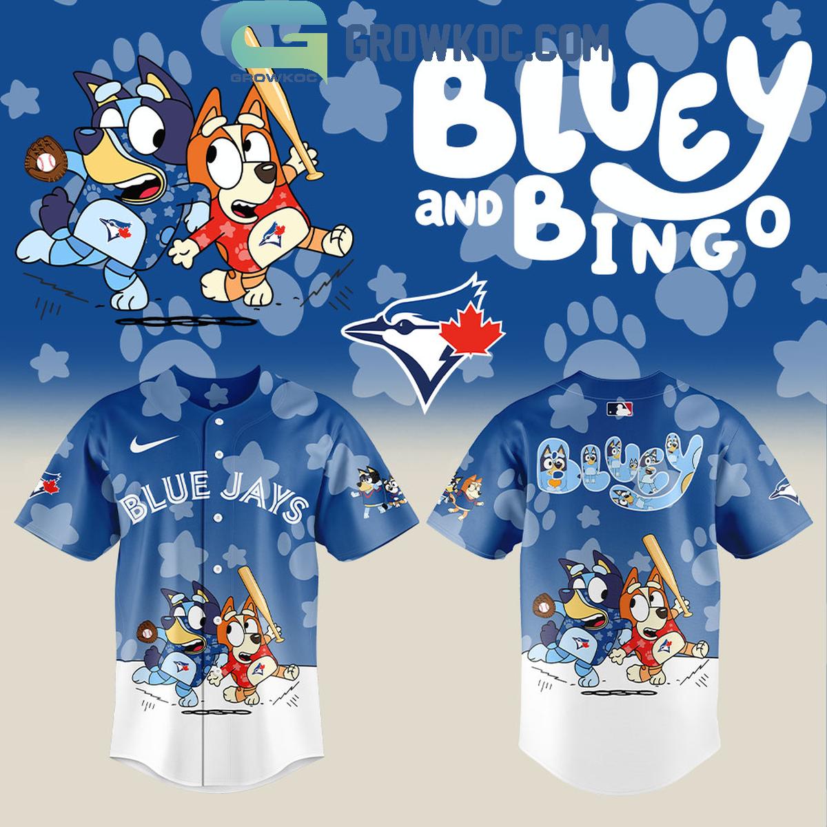Toronto Blue Jays x Bluey and Bingo Baseball Jersey