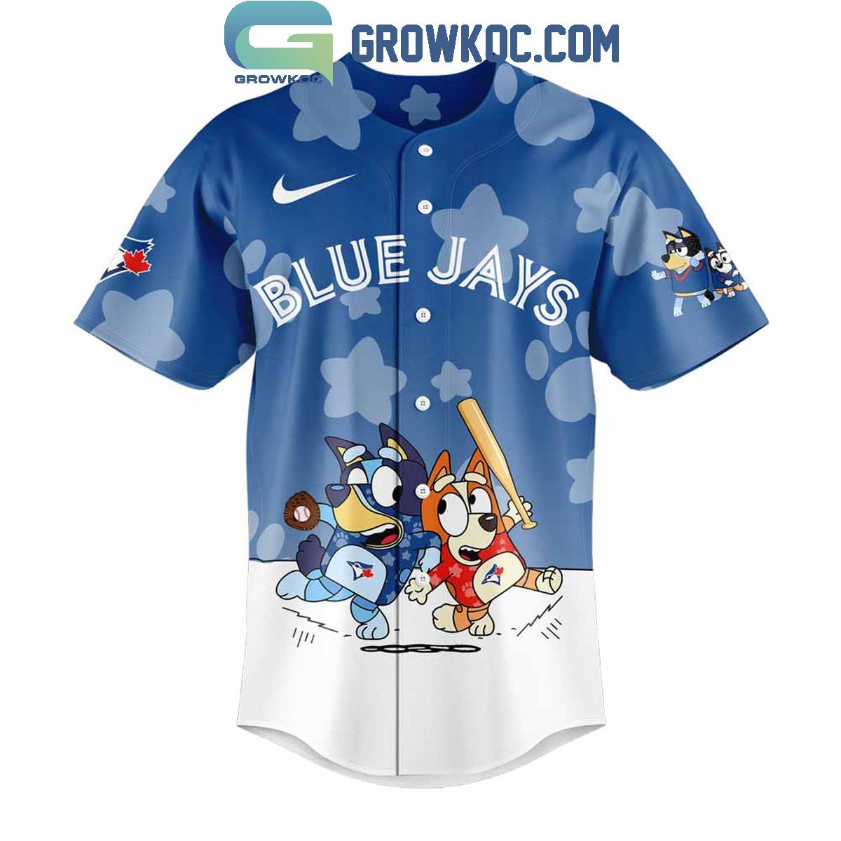 Toronto Blue Jays x Bluey and Bingo Baseball Jersey