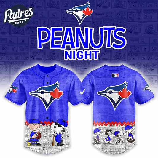 Toronto Blue Jays x Peanuts 75th Anniversary Baseball Jersey - Padres Jersey Oasis: Elevate Your Baseball Style Game...