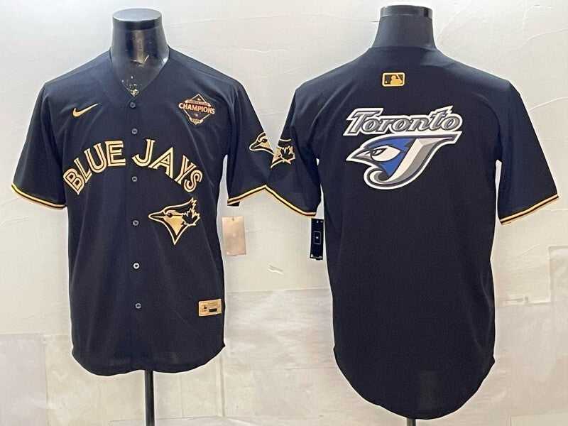 Toronto Blue Jays Blue Jays Gold Text Style 1