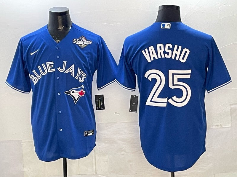 Toronto Blue Jays #25 Daulton Varsho Blue Jays Adult Style 5