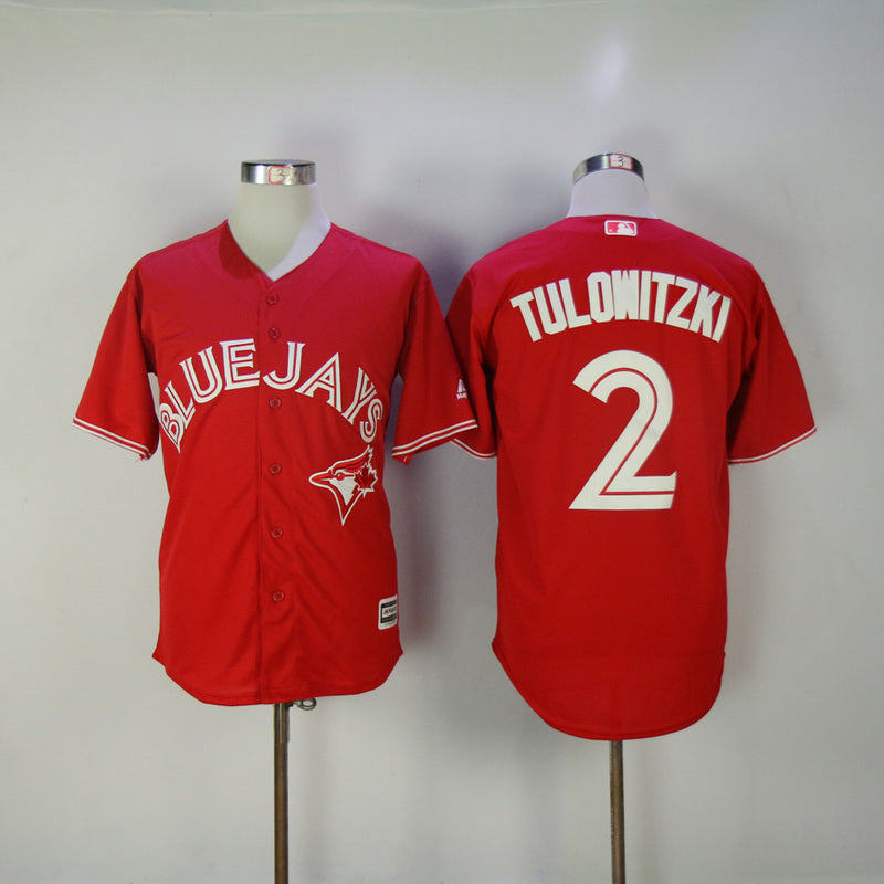Toronto Blue Jays #2 Troy Tulowitzki 2017 Red Cool Base
