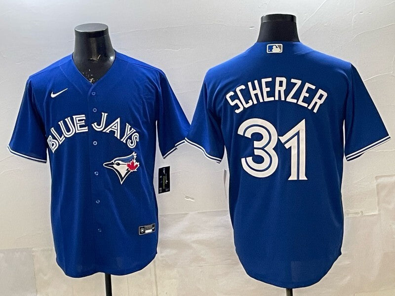 Toronto Blue Jays #31 Max Scherzer Blue Jays Adult Style 2
