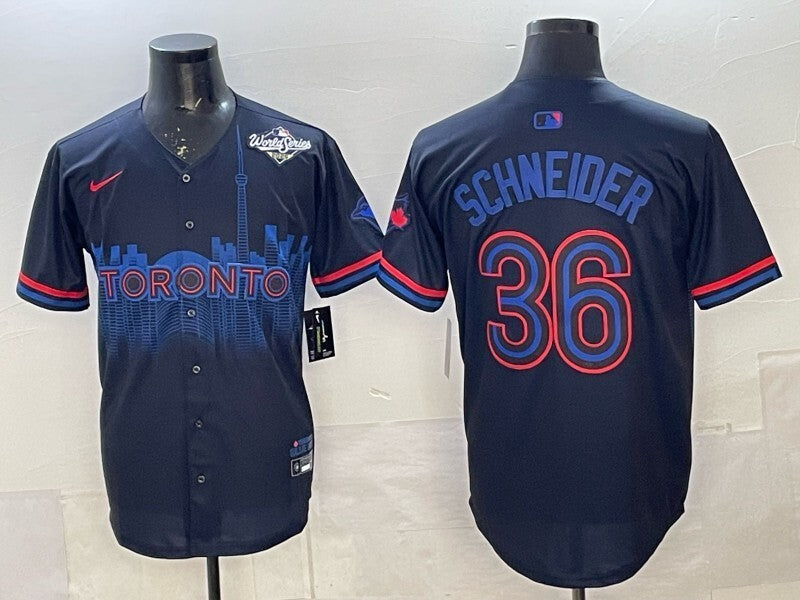 Toronto Blue Jays #36 Davis Schneider Blue Jays Adult Style 2