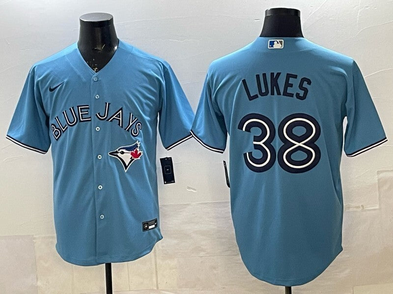 Toronto Blue Jays #38 Nathan Lukes Blue Jays Adult