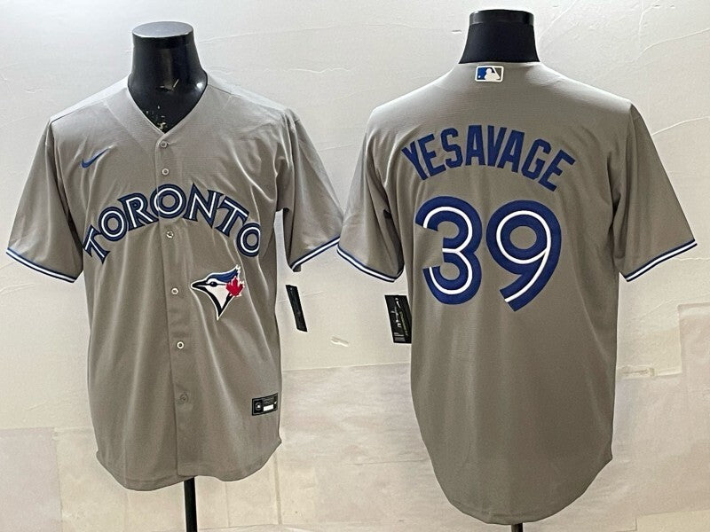 Toronto Blue Jays #39 Trey Yesavage Grey Blue Jays Adult