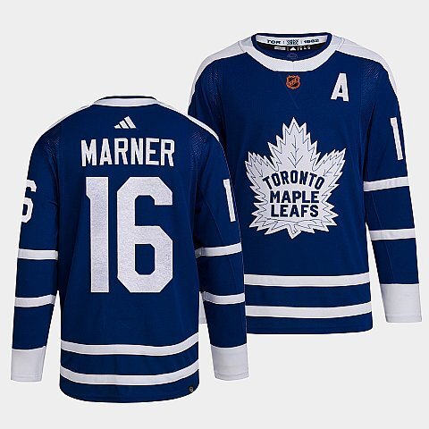 Toronto Maple Leafs #16 mitch-marner-blue-2022reverse-retro-2.0-authentic-primegreen-jersey