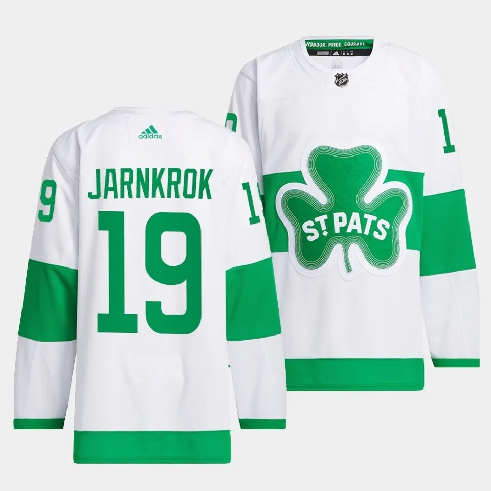 Toronto Maple Leafs #19 Calle Jarnkrok 2024 St. Patricks Alternate Authentic Jersey
