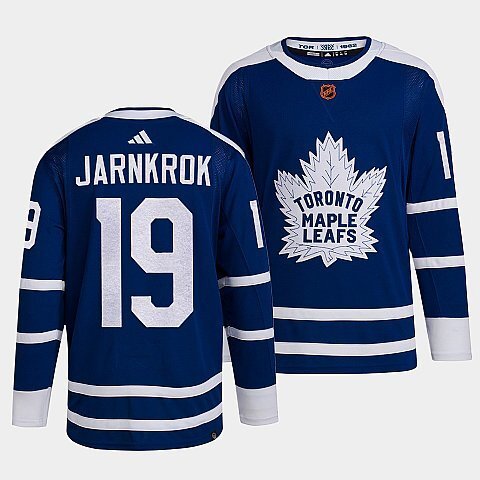 Toronto Maple Leafs #19 calle-jarnkrok-blue-2022reverse-retro-2.0-authentic-primegreen-jersey