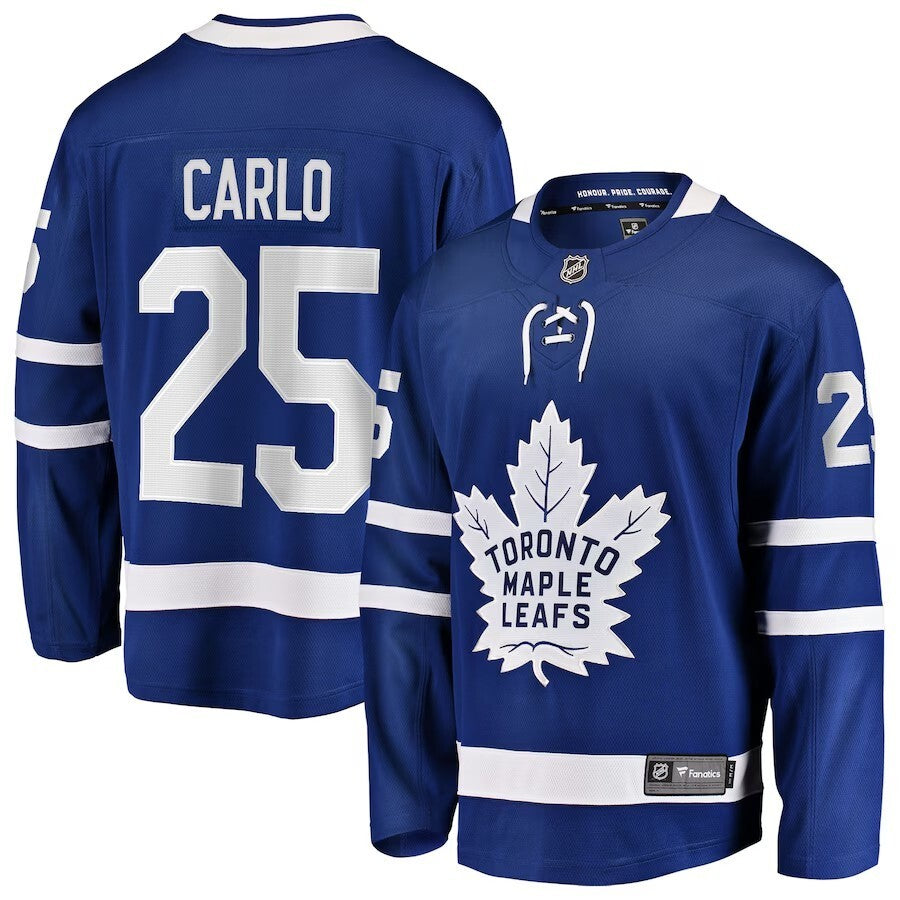 Toronto Maple Leafs #25 Brandon Carlo Home Breakaway Jersey - Blue