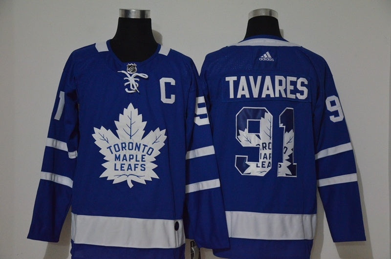 Toronto Maple Leafs #91 John Tavares Fashion Print Edition