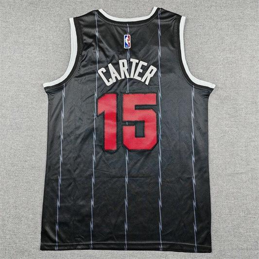 Toronto Raptors #15 Vince Carter 26 Raptors 15 Black City Edition Style 1