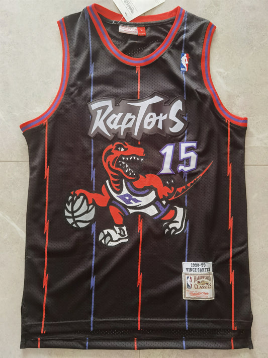 Toronto Raptors #15 Vince Carter Raptors 15 # Black Big Dragon Classic Retro Limited Edition Jersey Style 2