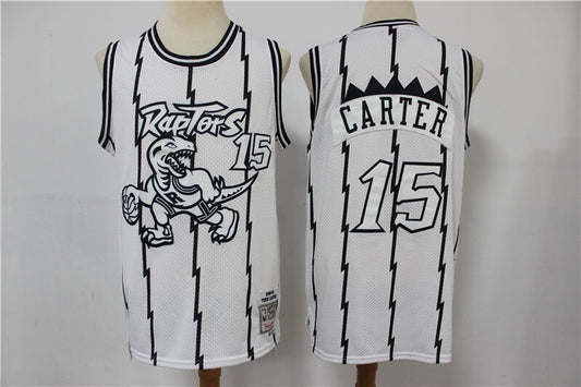 Toronto Raptors #15 Vince Carter Raptors 15 # White Big Dragon Limited Edition Jersey