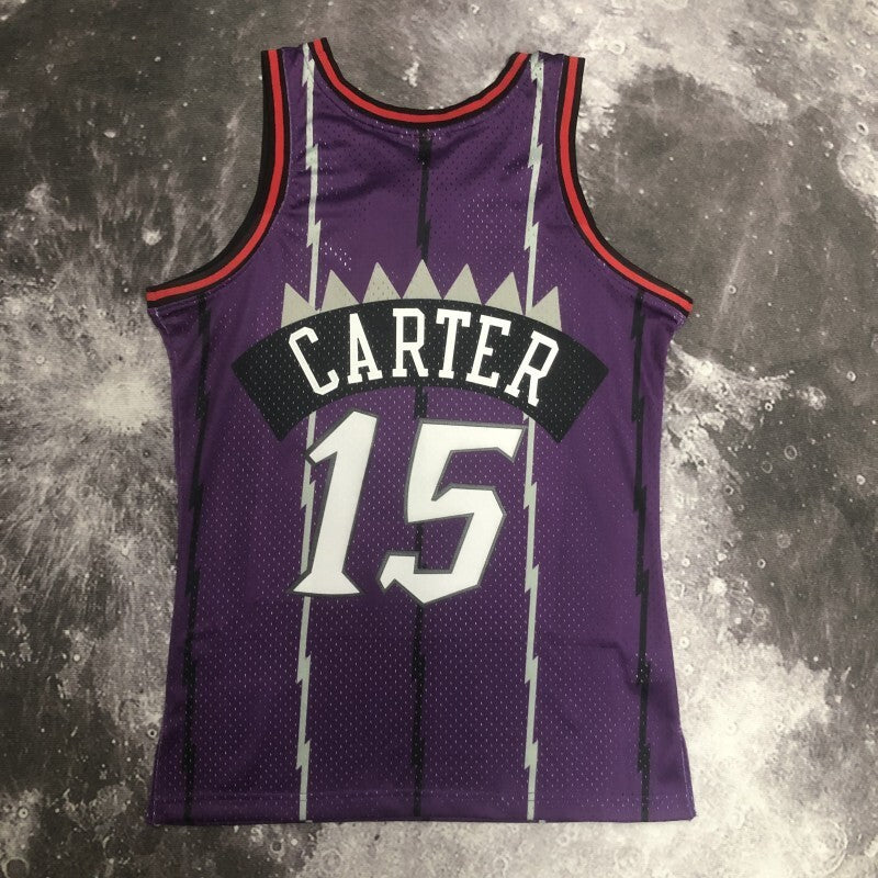Toronto Raptors #15 Vince Carter sw Raptors 99 Season Purple 15 # Carter Style 1