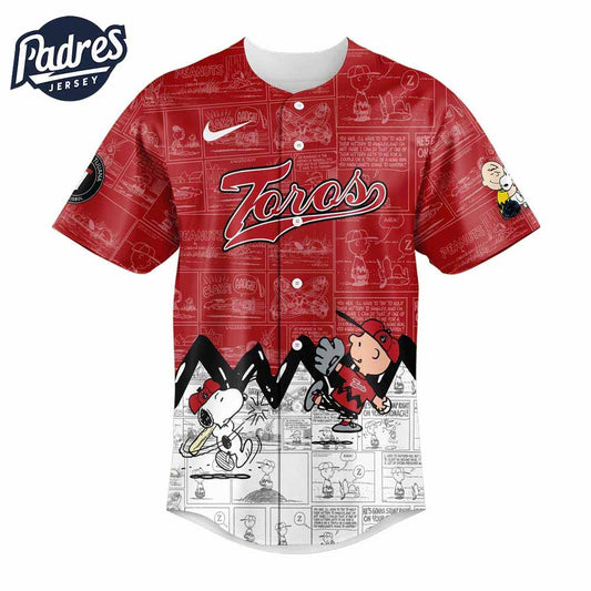 Toros De Tijuana Peanuts Baseball Jersey - Padres Jersey Oasis: Elevate Your Baseball Style Game T-Shirts,... (Image 1)