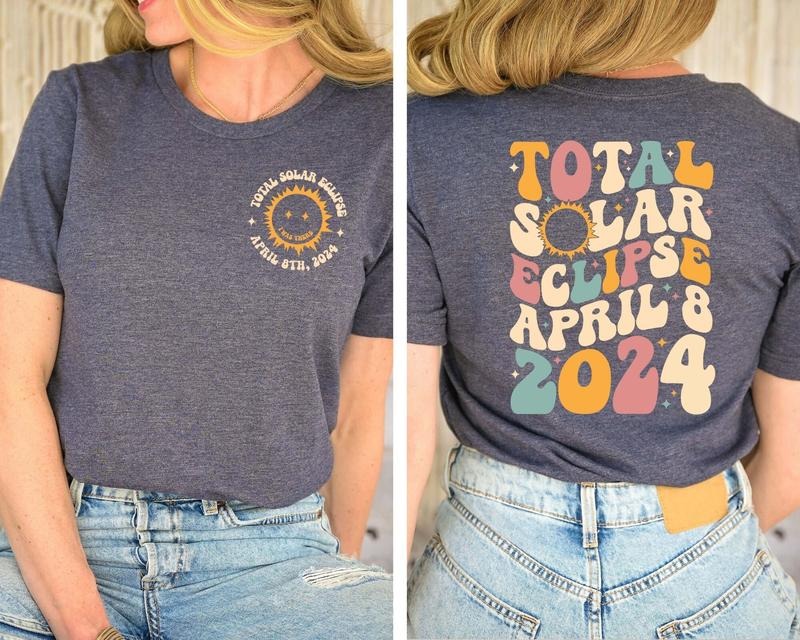Total Solar Eclipse 2024 Shirt, April 8th 2024 Shirt, Eclipse Event Shirt, Celestial Shirt, Gift for Eclipse Lover,...
