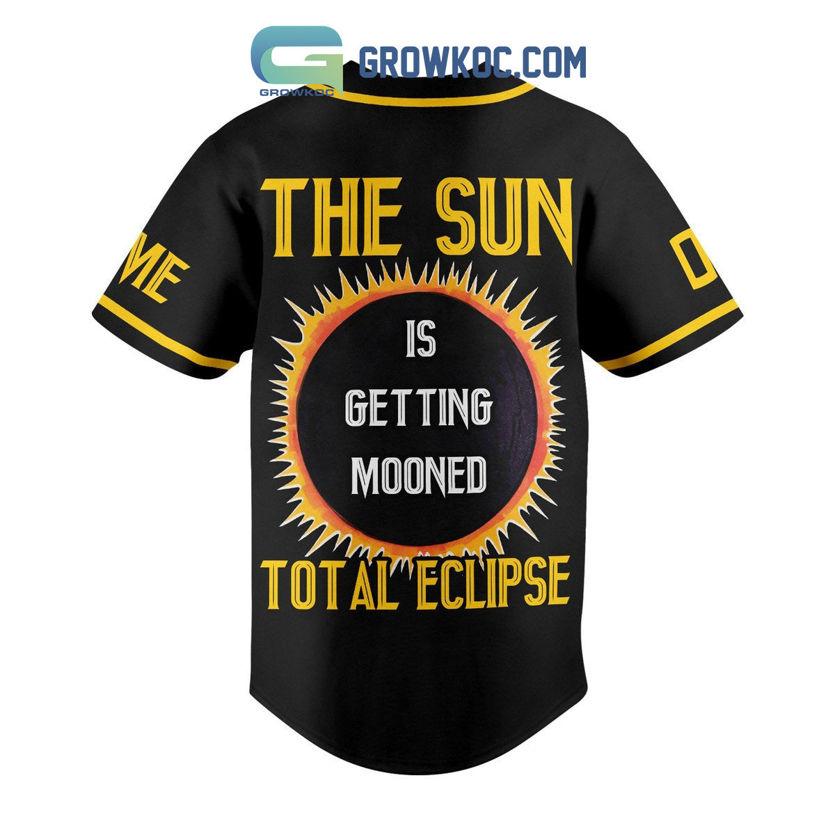 Total Solar Eclipse 2024 The Sun Is Getting Mooned Fan Personalized Baseball Jersey