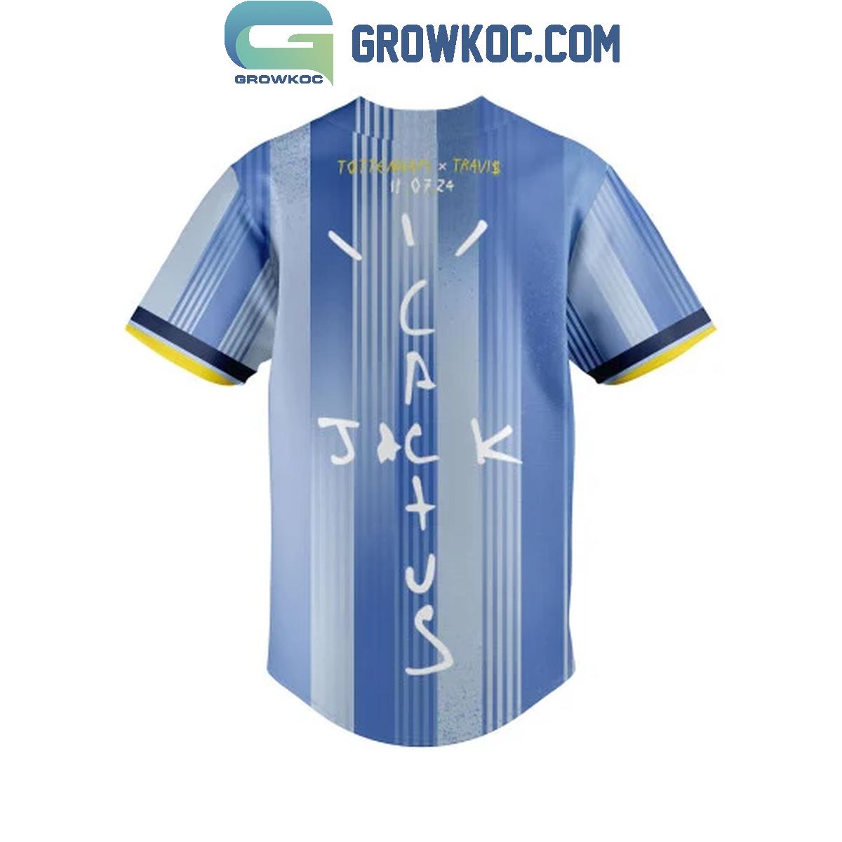 Tottenham Hotspur Travis Scott 2024 Personalized Baseball Jersey