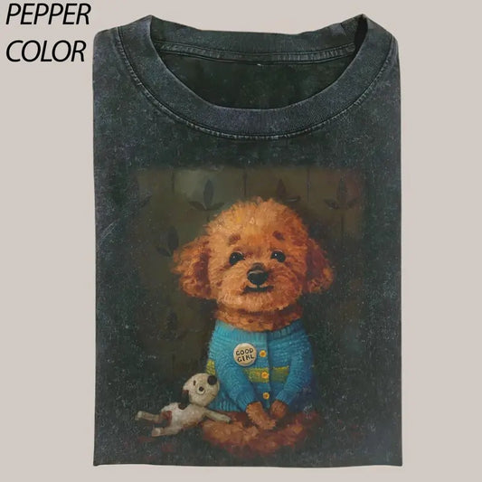 Toy Poodle Mini Dog Teddy - Toy Poodle - T-Shirt, Funny Dog Meme Shirt, Cute Dog Unisex Tee, graphic, Funny Unisex...
