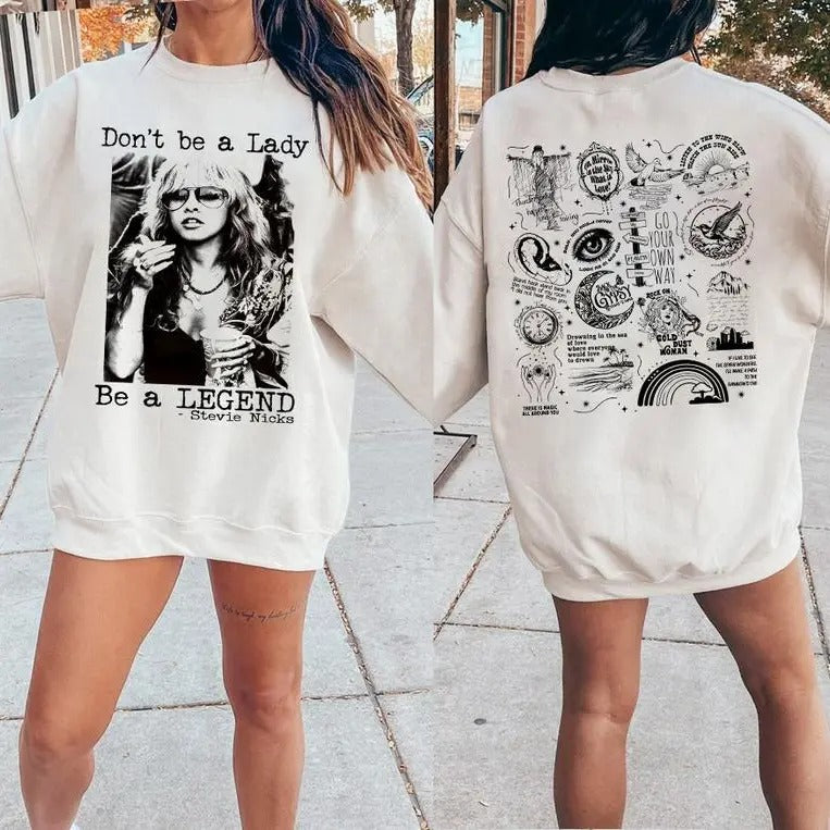 Tracklist Stevie Nicks 2 Sides Newest Shirt Sweatshirt Hoodie, Silver Springs Shirt, Gifts For Her Womenswear Sweaters...
