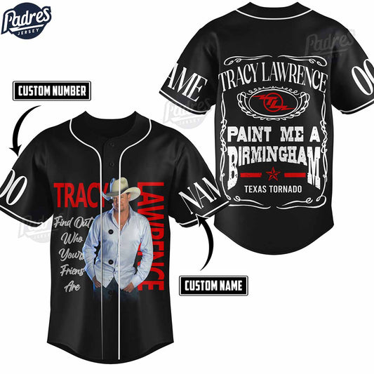 Tracy Lawrence Custom Baseball Jersey Style - Padres Jersey Oasis: Elevate Your Baseball Style Game T-Shirts,... (Image 1)